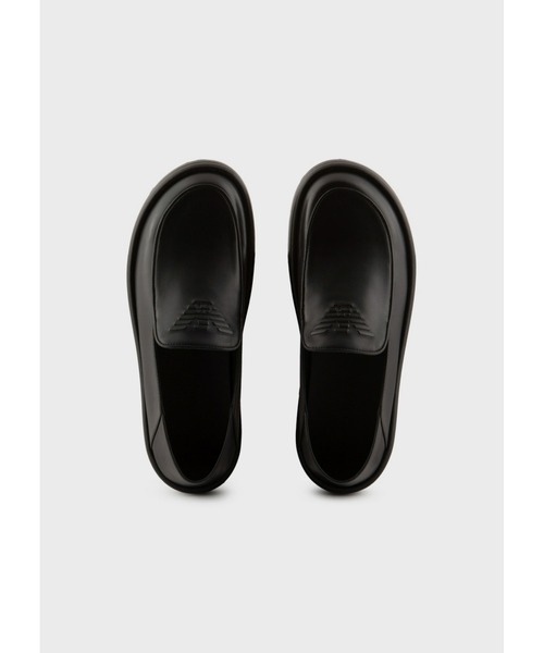EMPORIO ARMANI（エンポリオアルマーニ）の「【エンポリオ アルマーニ】イーグルロゴ　ローファー（ローファー・メンズ・ブラック・6.5/9/7/7.5/8.5/8）」の6枚目の写真