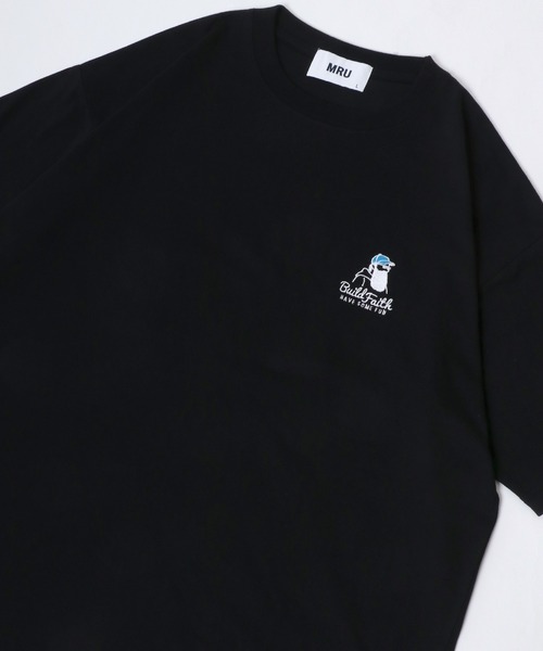MRU(エムアールユー)の「MRU/エムアールユー 髭おじさん ワンポイント刺繍 半袖Tシャツ レディース メンズ(Tシャツ/カットソー・メンズ・モスグリーン/ホワイト/ネイビー/ブラック系その他/ブルー系その他/ホワイト系その他/グリーン系その他/ブラック/ブラック系その他2/ブルー系その他2/グリーン系その他2/ホワイト系その他2/ブラック系その他3/ホワイト系その他3・M/L/LL)」の8枚目の写真