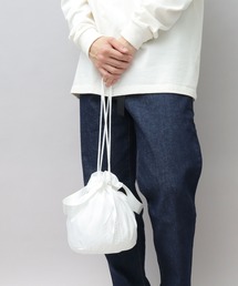 リサイクルポリエステル リップストップ ドローストリングバッグ
