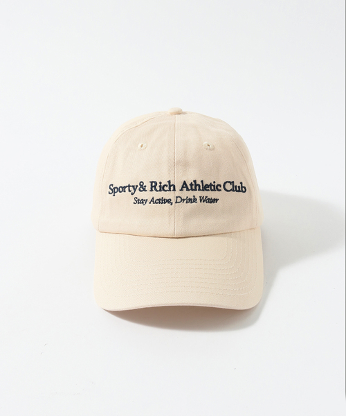 SPORTY&RICH(スポーティアンドリッチ)の「【SPORTY&RICH / スポーティアンドリッチ】ATHLETIC CLUB HAT(キャップ・メンズ・ホワイト系その他・FREE)」の6枚目の写真