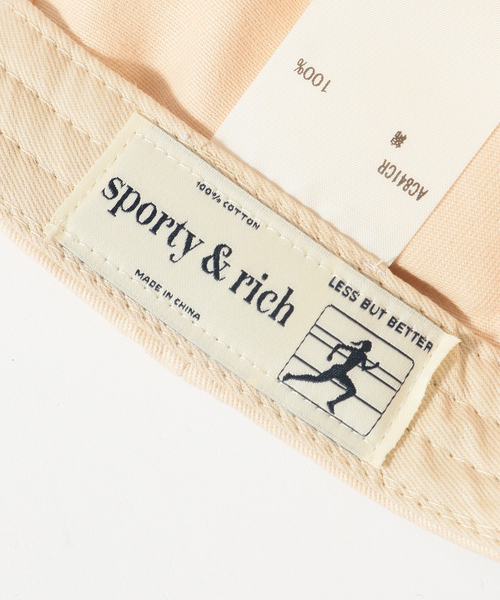 SPORTY&RICH(スポーティアンドリッチ)の「【SPORTY&RICH / スポーティアンドリッチ】ATHLETIC CLUB HAT(キャップ・メンズ・ホワイト系その他・FREE)」の9枚目の写真
