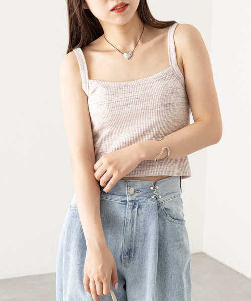 Chico(チコ)の「メランジキャミ(キャミソール・レディース・ピンク/ブラック/ブルー/ホワイト・FREE)」の20枚目の写真