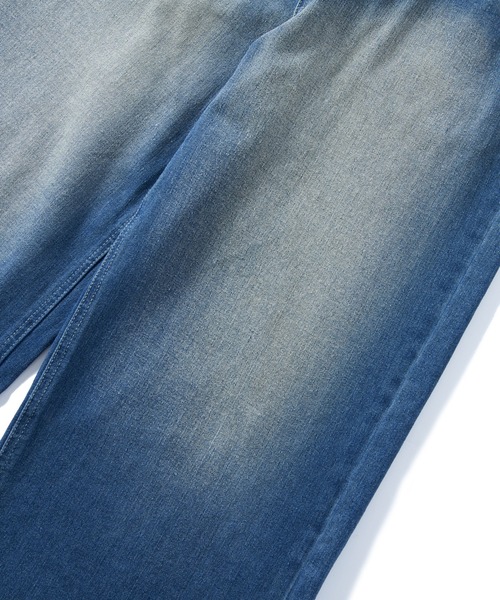 WHO'S WHO gallery（フーズフーギャラリー）の「《UNISEX / サイズ展開あり》スラッシュポケットブラストワイドデニム（デニムパンツ・レディース・ネイビー/ネイビー系1/ブルー系その他2/ライトグレー/サックスブルー/ブルー/サンドベージュ/ブルー系その他3/ベージュ系その他/グレー系その他/ブルー系その他4/ピンク/ピンク系その他/ネイビー系2/グレー系その他2・FREE/SMALL/X-LARGE/LARGE/X-SMALL）」の22枚目の写真