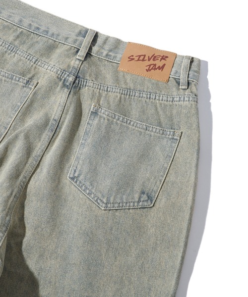 《UNISEX / サイズ展開あり》スラッシュポケットブラストワイドデニム（デニムパンツ）｜WHO'S WHO gallery（フーズフーギャラリー）