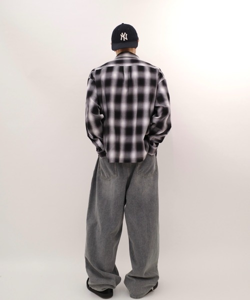 《UNISEX / サイズ展開あり》スラッシュポケットブラストワイドデニム（デニムパンツ）｜WHO'S WHO gallery（フーズフーギャラリー）