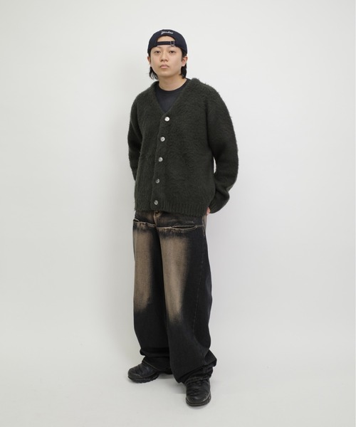 《UNISEX / サイズ展開あり》スラッシュポケットブラストワイドデニム（デニムパンツ）｜WHO'S WHO gallery（フーズフーギャラリー）