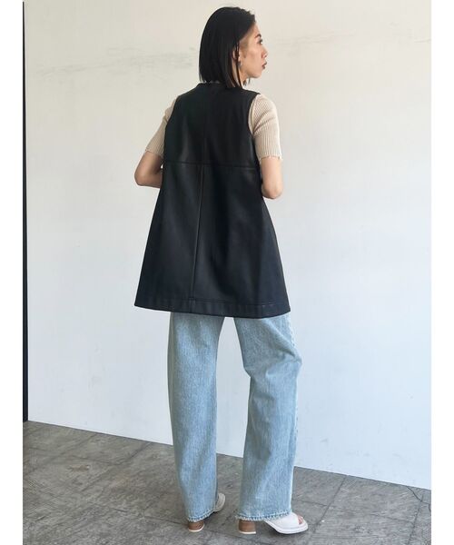 EMODA(エモダ)の「オープントゥーフィットブーツ(ブーツ・レディース・ブラック/アイボリー・LARGE/SMALL/MEDIUM)」の17枚目の写真