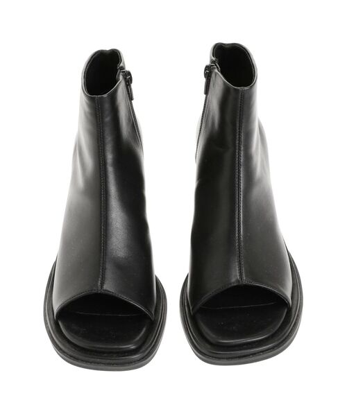 EMODA(エモダ)の「オープントゥーフィットブーツ(ブーツ・レディース・ブラック/アイボリー・LARGE/SMALL/MEDIUM)」の18枚目の写真