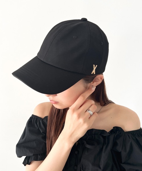 セール】VARZAR(バザール)/Gold stud over fit ball cap
