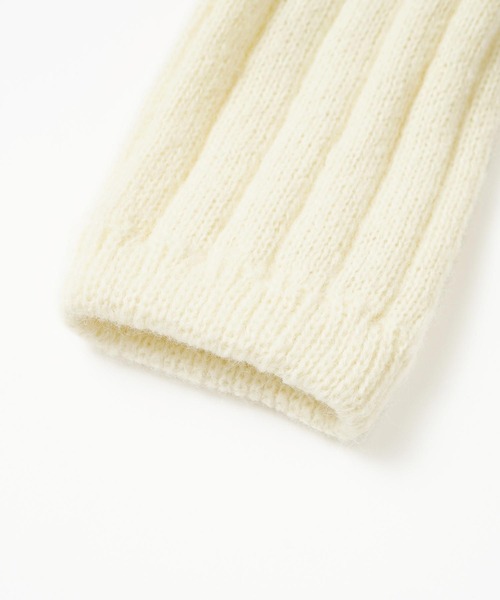 MILKFED.（ミルクフェド）の「LOGO ARM WARMER（アームカバー・レディース・オフホワイト/ライトグリーン/チャコール・ONE SIZE）」の5枚目の写真
