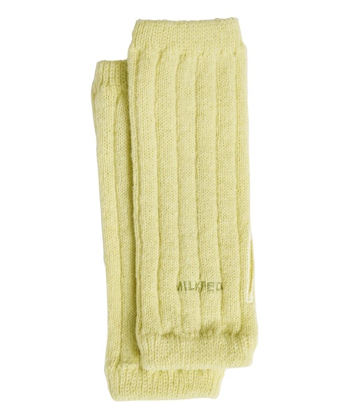 MILKFED.（ミルクフェド）の「LOGO ARM WARMER（アームカバー・レディース・オフホワイト/ライトグリーン/チャコール・ONE SIZE）」の15枚目の写真