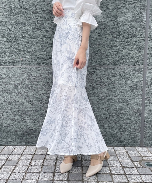 TORTE（トルテ）の「オーガンマーメイドスカート（スカート・レディース・ダークブルー/ブラック/ベージュ・FREE）」の19枚目の写真