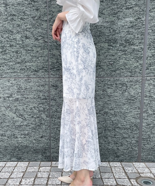 TORTE（トルテ）の「オーガンマーメイドスカート（スカート・レディース・ダークブルー/ブラック/ベージュ・FREE）」の20枚目の写真