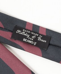 【新品】Holliday & Brown／ウェーブ柄／スクエアドット／ブラウン 新品】Holliday & Brown／ウェーブ柄／スクエアドット／ブラウン