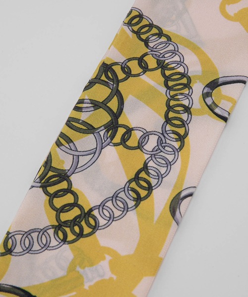 ROPE'（ロペ）の「ROPE'アーカイブパターンシルクタイスカーフ（バンダナ/スカーフ・レディース・キナリ/ベージュ系その他2・FREE）」の5枚目の写真