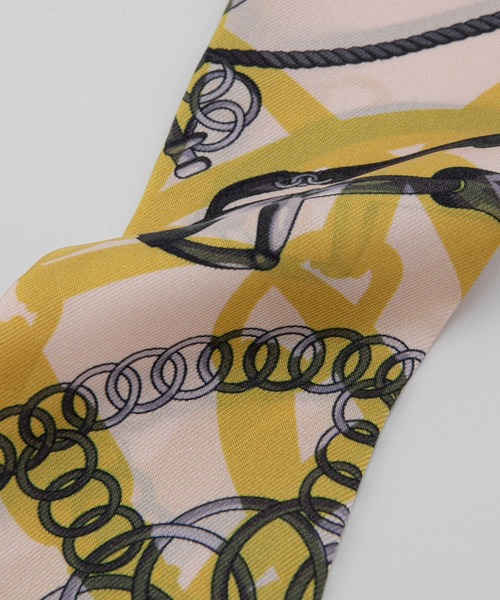 ROPE'（ロペ）の「ROPE'アーカイブパターンシルクタイスカーフ（バンダナ/スカーフ・レディース・キナリ/ベージュ系その他2・FREE）」の6枚目の写真