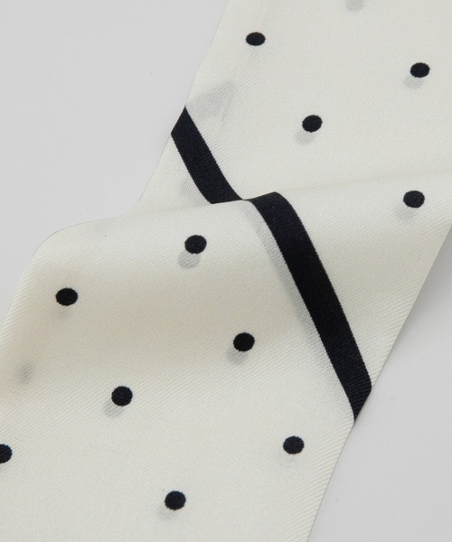 ROPE'（ロペ）の「ROPE'アーカイブパターンシルクタイスカーフ（バンダナ/スカーフ・レディース・キナリ/ベージュ系その他2・FREE）」の7枚目の写真