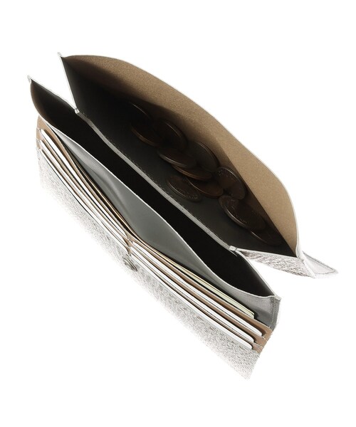 HIROKO HAYASHI(ヒロコハヤシ)の「◆DAMASCO(ダマスコ)長財布スリム(財布・レディース・シルバー/ピンクゴールド・00)」の6枚目の写真