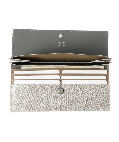 HIROKO HAYASHI(ヒロコハヤシ)の「◆DAMASCO(ダマスコ)長財布スリム(財布・レディース・シルバー/ピンクゴールド・00)」の7枚目の写真