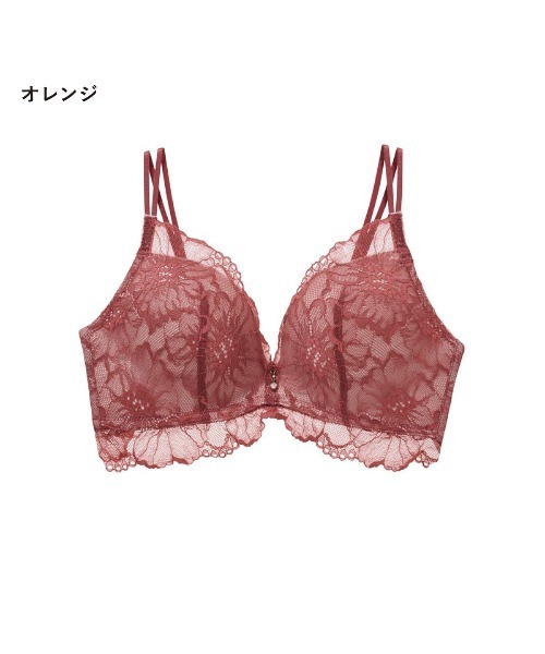 特盛ブラ・ノンワイヤー]ラクに盛れる シャルマンノワールブラ(F
