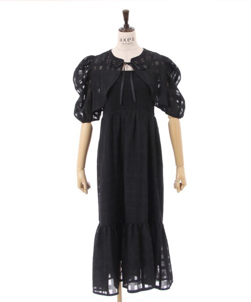 axes femme（アクシーズファム）の「ボレロ×キャミワンピースセット