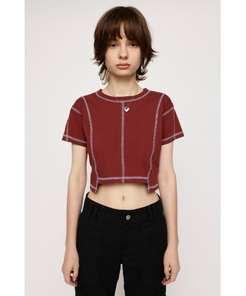 ✨SLY✨(スライ)N3-B SHORTダークレッド・希少カラー SLY | DAMAGE LINING ショートスカート (スカート(ミニ) ) |SHEL