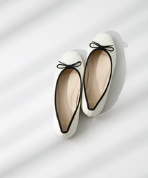 flune（フリューン）の「『freely（フリーリー）』 4E スクエアトゥ バレエシューズ（バレエシューズ）」