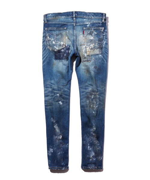 glamb（グラム）の「Dirt Unplugged Denim / ダートアンプラグドデニム（デニムパンツ・メンズ・インディゴブルー・S/M/L）」の14枚目の写真