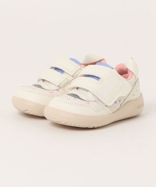 IFME(イフミー)の「《IFME》IFME BABY ワンベルト 20-3804(スニーカー・キッズ・ホワイト/グリーン/パープル/ピンク・12.0cm/14.5cm/13.0cm/13.5cm/15.0cm/14.0cm/12.5cm)」の2枚目の写真