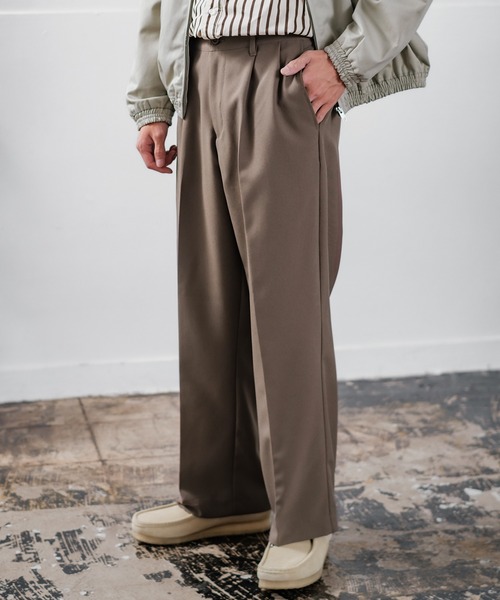 improves（インプローブス）の「【NULL】ポリ スラックス パンツ