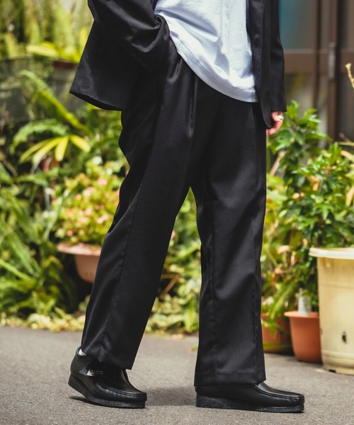 improves（インプローブス）の「【NULL】ポリ スラックス パンツ セットアップ対応（スラックス・メンズ・ブラック/ブラウン/ネイビー/スモークグレー・MEDIUM/LARGE）」の5枚目の写真