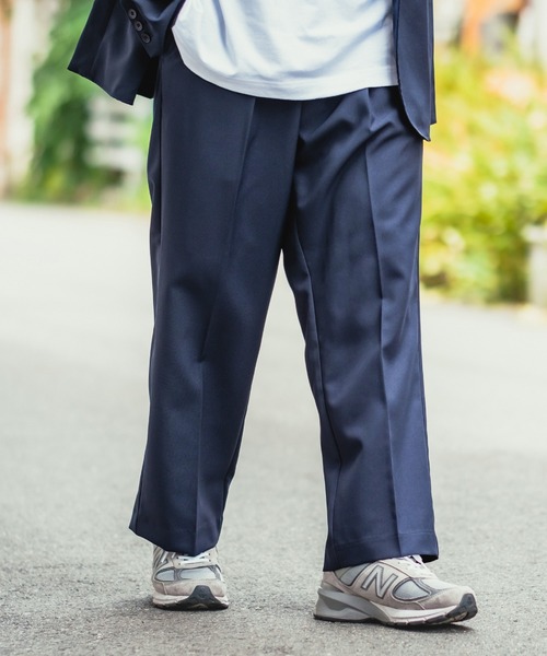 improves（インプローブス）の「【NULL】ポリ スラックス パンツ セットアップ対応（スラックス・メンズ・ブラック/ブラウン/ネイビー/スモークグレー・MEDIUM/LARGE）」の17枚目の写真