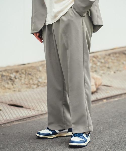 improves（インプローブス）の「【NULL】ポリ スラックス パンツ セットアップ対応（スラックス・メンズ・ブラック/ブラウン/ネイビー/スモークグレー・MEDIUM/LARGE）」の9枚目の写真