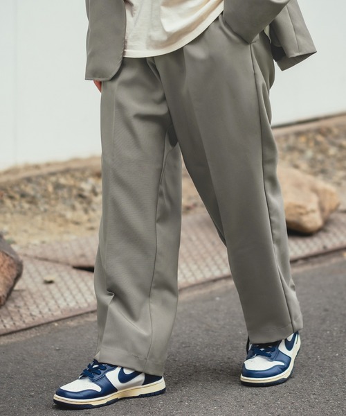 improves（インプローブス）の「【NULL】ポリ スラックス パンツ セットアップ対応（スラックス・メンズ・ブラック/ブラウン/ネイビー/スモークグレー・MEDIUM/LARGE）」の10枚目の写真