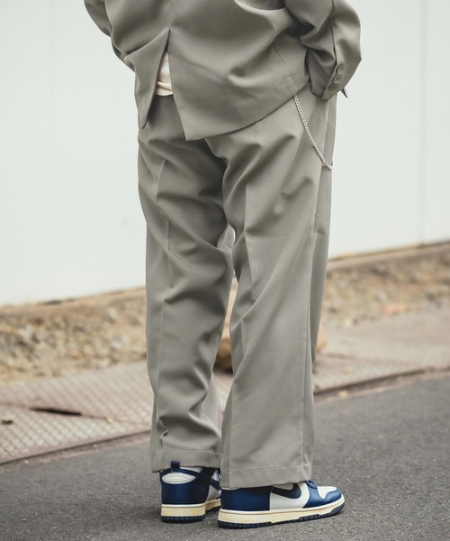 improves（インプローブス）の「【NULL】ポリ スラックス パンツ セットアップ対応（スラックス・メンズ・ブラック/ブラウン/ネイビー/スモークグレー・MEDIUM/LARGE）」の11枚目の写真