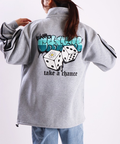 WESTSEA（ウエストシー）の「ストレッチ 裏起毛 ビリヤードロゴ サイコロ デザイン ハーフジッププルオーバー（スウェット・メンズ・グリーン/アッシュ/ブラック系その他/グレー系その他/杢グレー/ブラック・M/L）」の14枚目の写真