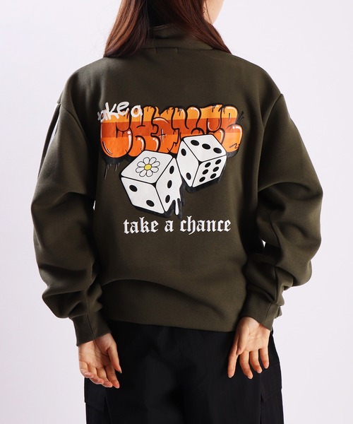 WESTSEA（ウエストシー）の「ストレッチ 裏起毛 ビリヤードロゴ サイコロ デザイン ハーフジッププルオーバー（スウェット・メンズ・グリーン/アッシュ/ブラック系その他/グレー系その他/杢グレー/ブラック・M/L）」の20枚目の写真