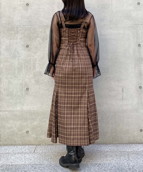 archives(アルシーヴ)の「チュールドロストTOPS(Tシャツ/カットソー・レディース・アイボリー/ブラック/ブラウン・MEDIUM)」の15枚目の写真