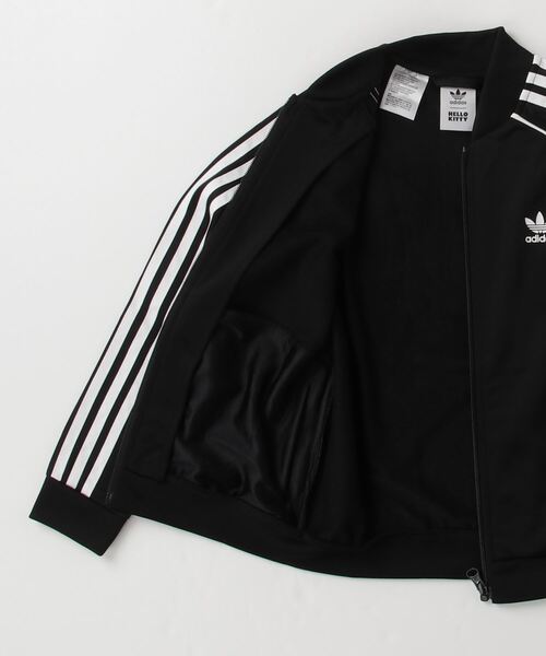adidas（アディダス）の「アディダス オリジナルス × ハローキティ SST トップ / ジャージ / アディダスオリジナルス adidas Originals（ナイロンジャケット・キッズ・ブラック・130/140/150/160/170）」の10枚目の写真