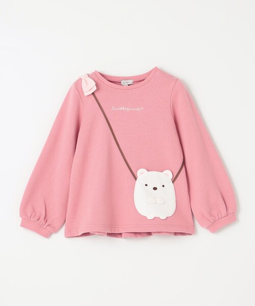 希少！familiar♡JRコラボ　トレーナー　本日のみ❣️特別お値下げ❣️ tiny bear ポシェット風トレーナー（スウェット）｜apres les cours