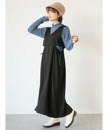 ehka sopo | サイドスリットジャンスカ(ワンピース)