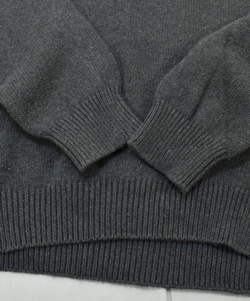 TOMMY HILFIGER(トミーヒルフィガー)の「【ヴィンテージ古着】90's TOMMY HILFIGER / トミーヒルフィガー ロゴ刺繍 コットンニット(ニット/セーター・メンズ・グレー・LARGE)」の4枚目の写真