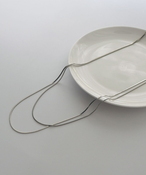 CEMONEMO(セモネモ)の「2連 スネークチェーン ロングネックレス(ネックレス・レディース・ゴールド/シルバー・FREE)」の9枚目の写真