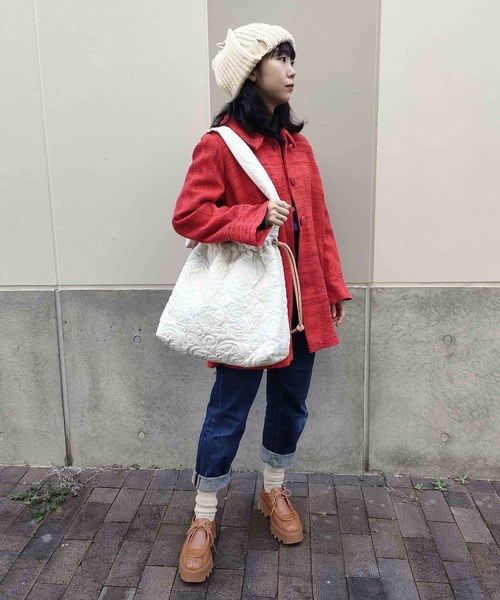 CONTROL FREAK（コントロールフリーク）の「CONTROL FREAK(コントロールフリーク)バラクラバニットキャップ（ニットキャップ/ビーニー・レディース・ブラック/ベージュ/アイボリー/ブラウン/レッド・FREE）」の15枚目の写真