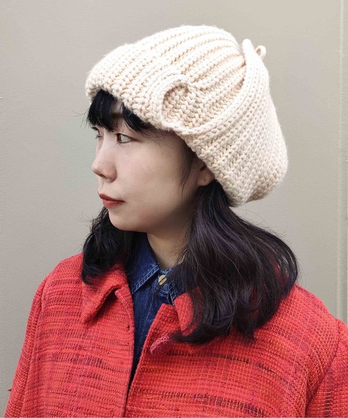 CONTROL FREAK（コントロールフリーク）の「CONTROL FREAK(コントロールフリーク)バラクラバニットキャップ（ニットキャップ/ビーニー・レディース・ブラック/ベージュ/アイボリー/ブラウン/レッド・FREE）」の19枚目の写真