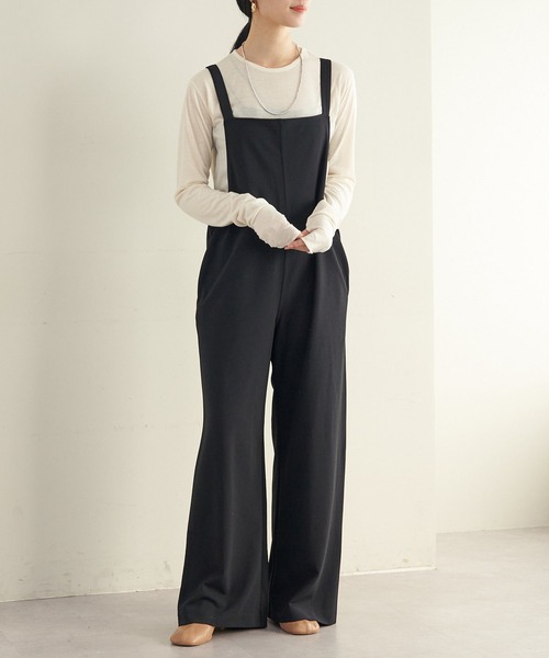 SHENERY（シーナリー）の「カットジョーゼットキャミサロペット（サロペット/オーバーオール・レディース・ブラック・36/38）」の18枚目の写真