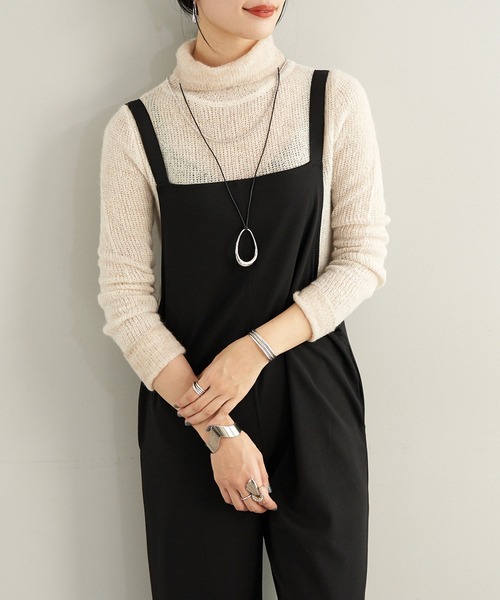 セール】カットジョーゼットキャミサロペット（サロペット