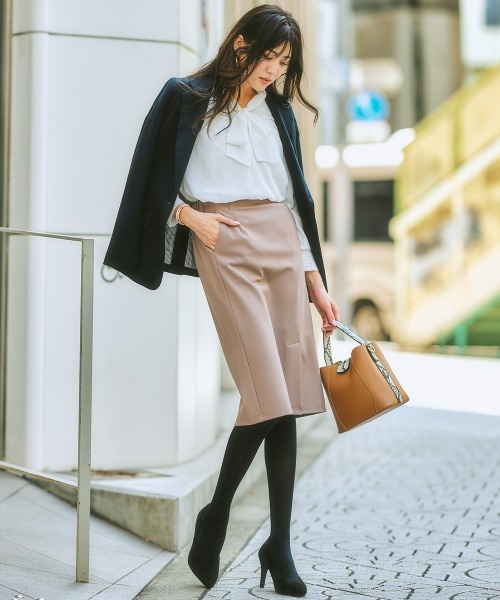 7days Life Styling（セブンデイズライフスタイリング）の「【あったか裏起毛】ウール調ストレッチナロースカート（スーツスカート・レディース・モカ/ブラウン系その他/グレー系その他・LL/S/L/M）」の10枚目の写真