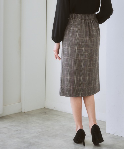 7days Life Styling（セブンデイズライフスタイリング）の「【あったか裏起毛】ウール調ストレッチナロースカート（スーツスカート・レディース・モカ/ブラウン系その他/グレー系その他・LL/S/L/M）」の14枚目の写真