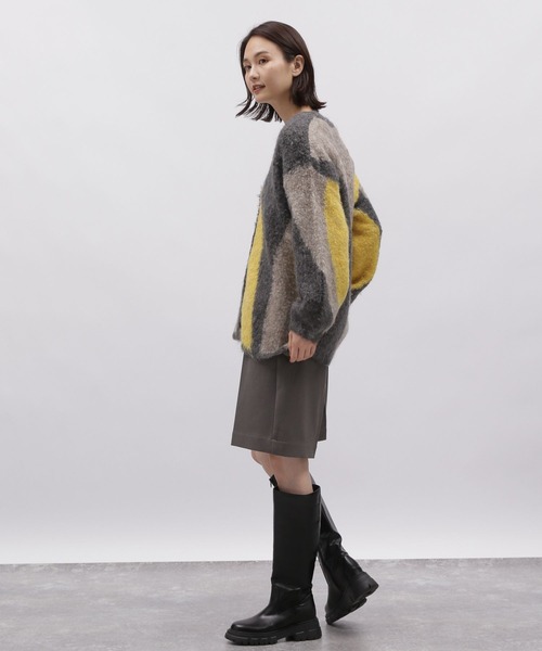 LAKOLE（ラコレ）の「インターシャニットカーディガン / 981606（カーディガン/ボレロ・レディース・イエロー/ブルー・SMALL/MEDIUM）」の7枚目の写真